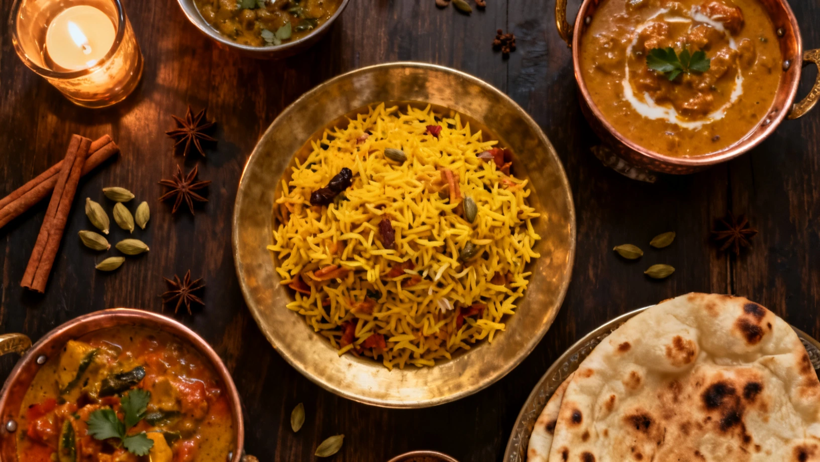 Festin moghol traditionnel